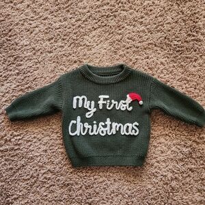 0-3M My First Christmas Sweater